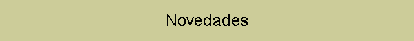 Novedades
